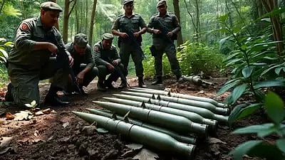 Manipur: Six Rockets, Mortar and Other Weapons Seized in Churachandpur