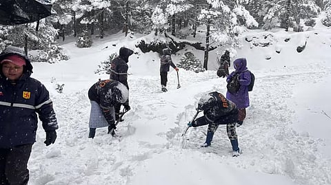 Sikkim: BRO Carries Out Snow Clearance Operation To Clear Key Routes