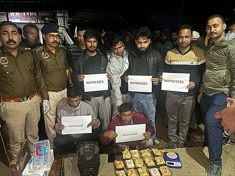 Assam: Two Arrested in Sonai for Smuggling Heroin Hidden Inside Music System Box