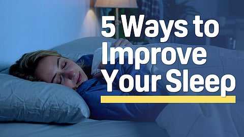 Tips for improving sleep quality