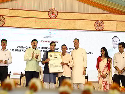 Assam: Dr Himanta Biswa Sarma Distributes Sanction Letters to PMAY-G Beneficiaries