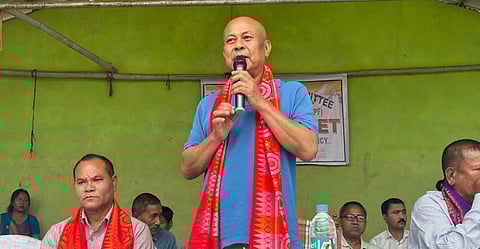 BPF Chief Hagrama Mohilary Meets Party Workers in Panbari