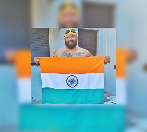 Elvis Ali Hazarika
Robben Island and Cape Town two-way swim