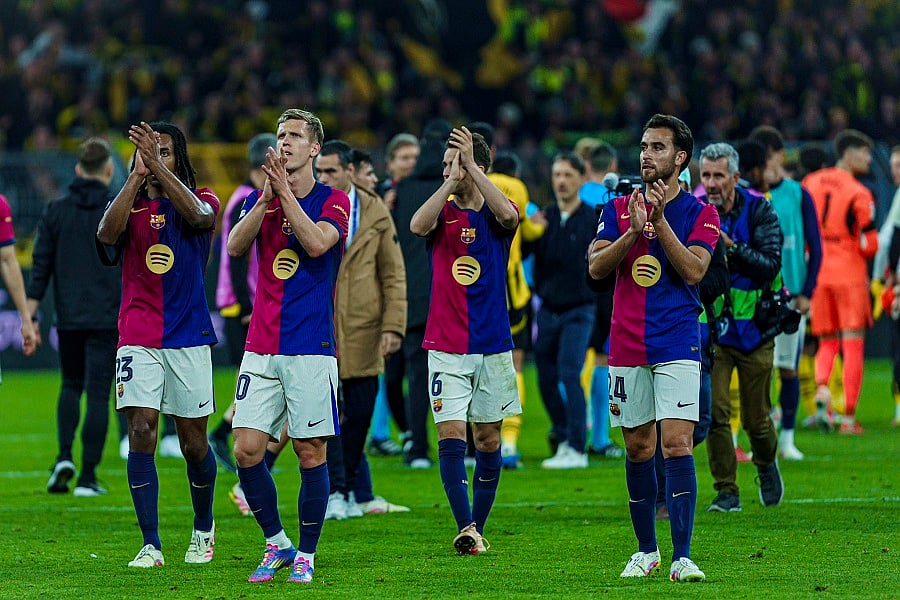 Barca through to semis despite Serhou Guirassy treble