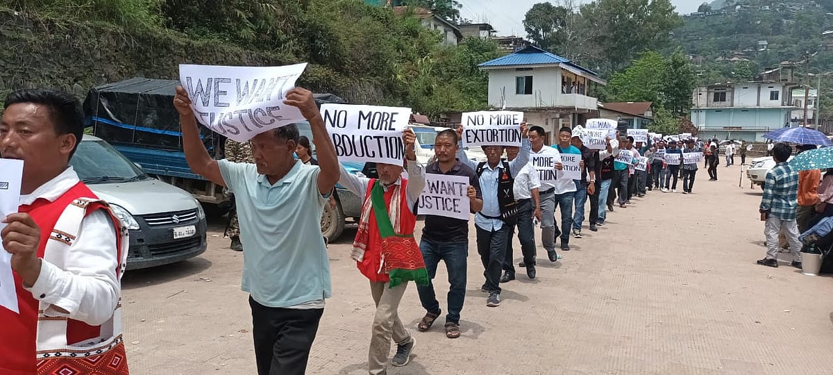 Assam:Rally titled ‘United Peace Rally’ against Insurgency in Longding