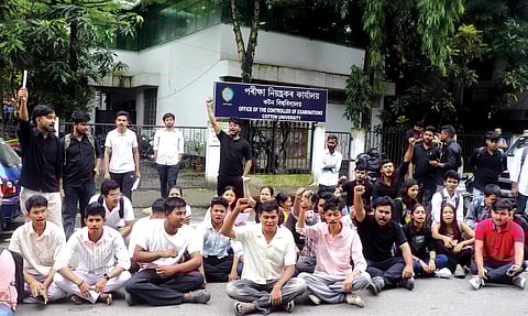 Guwahati: CU students demand resignation of Controller of Examinations 