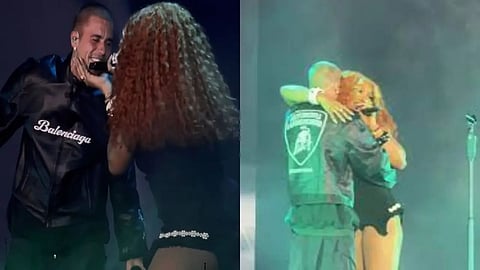 Justin Bieber and SZA 