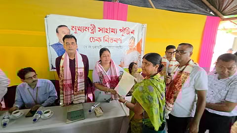 Assam: MP Bijuli Kalita Medhi distributes cheques in Boko