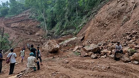 illegal sand & stone extraction