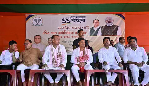 Assam: BJP holds mandal executive meeting at Majbat Tea Estate