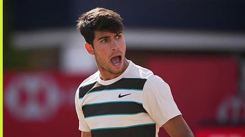 Carlos Alcaraz claims 250th win, surges into Queen’s Club final