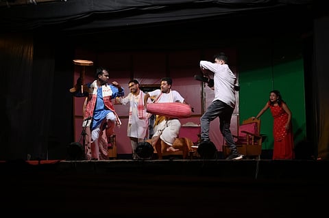 Assamese play ‘Mon Toy Na-Kandibi’ staged in Hojai