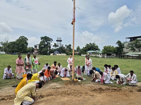 Ongoing Preparations for Tezpur Bhaona Samaroh 2025