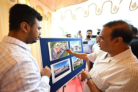 CM Sarma Lays Foundation Stone for ₹65 Crore Ministers’ Office Complex in Dibrugarh