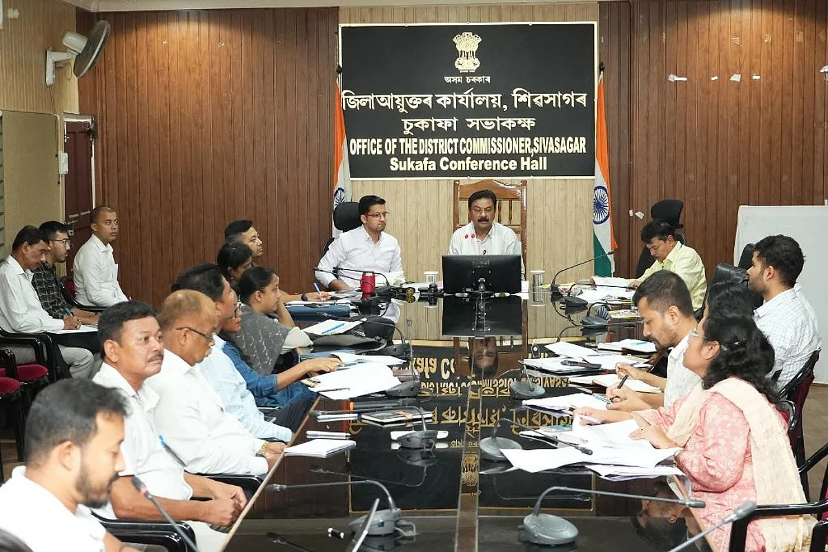 Minister Ranjeet Kumar Dass reviews Rural Development and Tourism schemes in Sivasagar