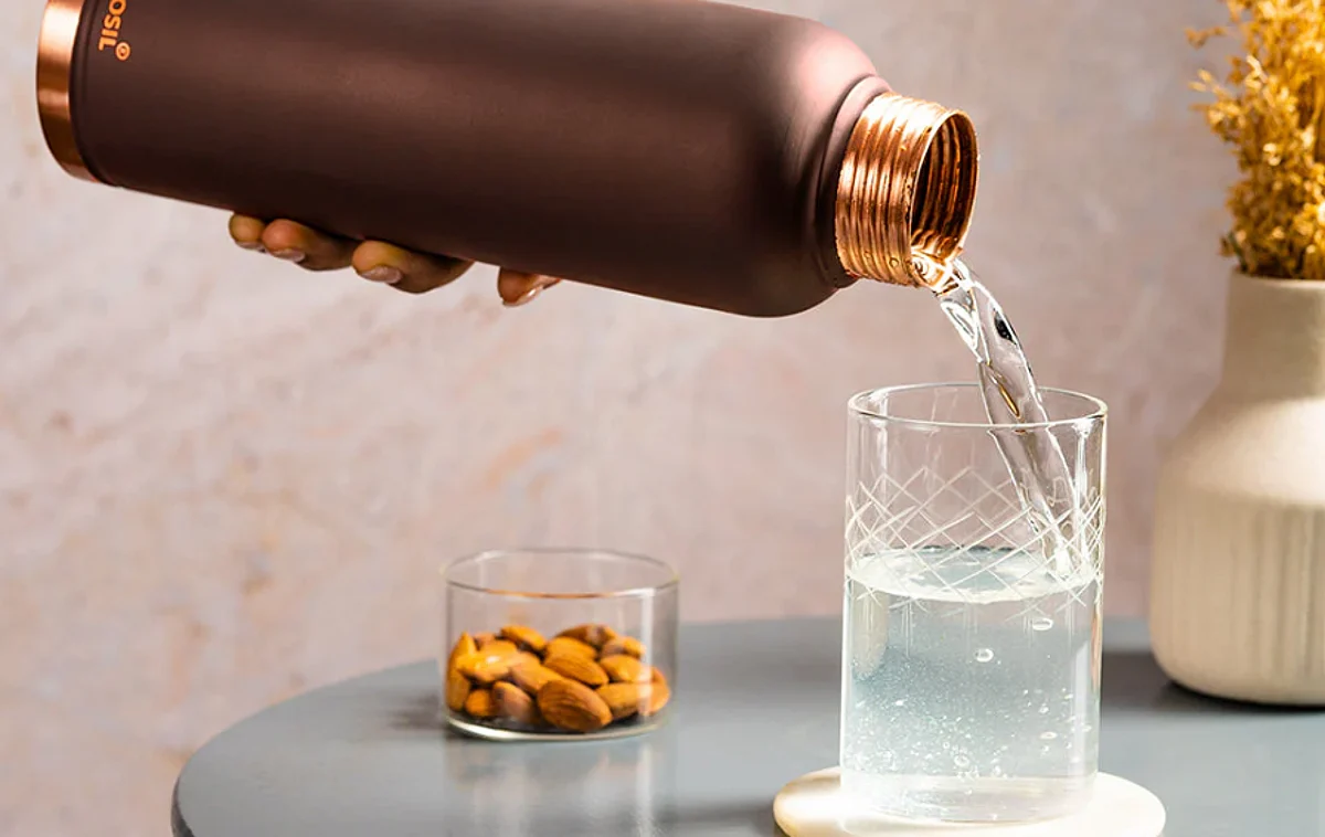 Use ISI-marked copper and steel bottles to minimise health risks