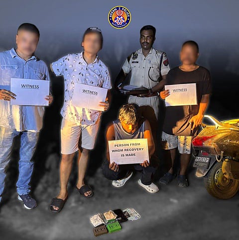 The arrested individuals will be booked under NDPS Act