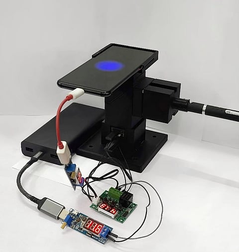 The device developed to detect TB
