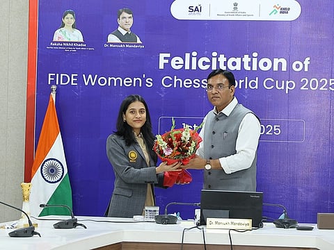 India’s victory in Women’s Chess World Cup is a testament to  sporting prowess of Bharat, says Union Sports Minister