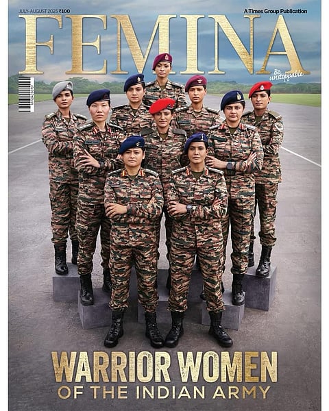 Cover Page Illustrations of the Femina magazine for August