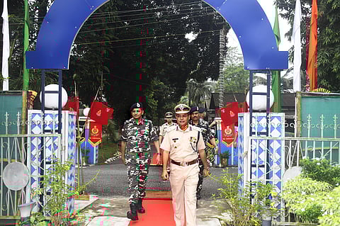 Assam: SSB DG Amrit Mohan Prasad visits Bongaigaon sector HQ