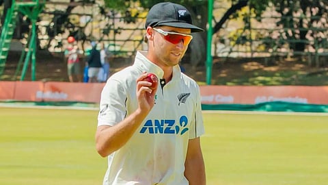 Zakary Foulkes records best match figures for New Zealand in Bulawayo