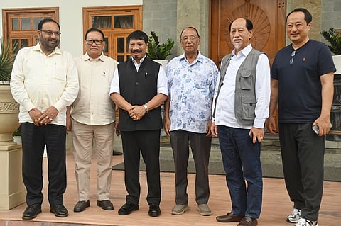 AGP Chief Atul Bora Meets Nagaland CM Neiphiu Rio in Dimapur
