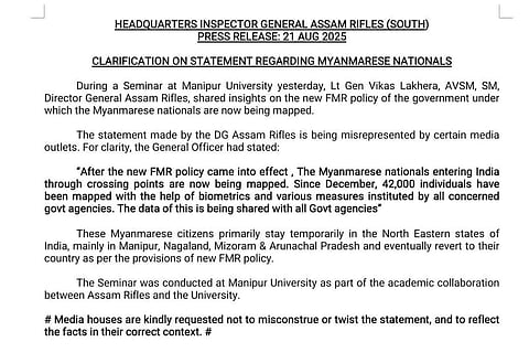 A copy of the press release