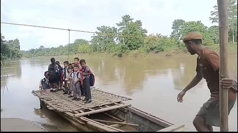 ‘Give us a concrete bridge’: Tengani children appeal to CM Sarma