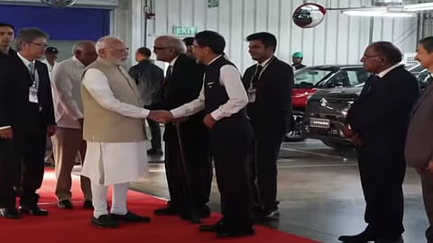 Made in India, Driven Worldwide: PM Modi Inaugurates Maruti Suzuki’s EV Plant in Gujarat