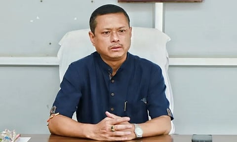 File Photo of Manipur Rajya Sabha MP Sanajaoba Leishemba