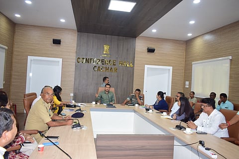 Cachar District Commissioner Mridul Yadav, IAS, told representatives of Puja committees at a preparatory meeting