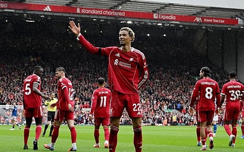 Premier League: Liverpool extend perfect start with derby win over Everton