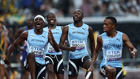 World Athletics Championships: Botswana script history with 4x400m relay gold