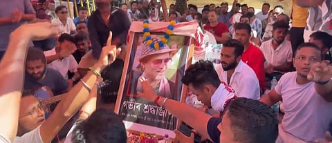 Thousands of grieving fans of the late singer and cultural icon Zubeen Garg blocked National Highway 37 for nearly 11 hours