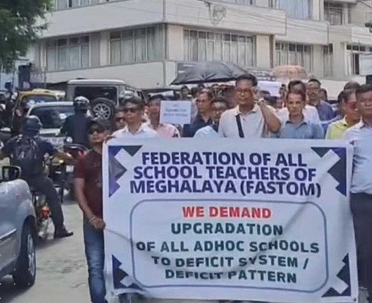 FASTOM Begins Indefinite Sit-In Protest in Meghalaya
