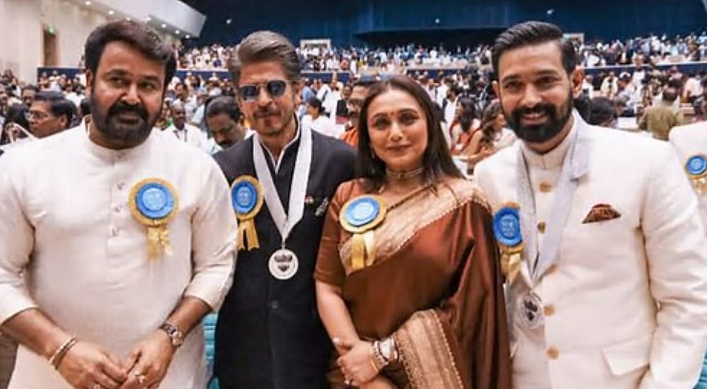 SRK and Vikrant Win Best Actor at 71st National Awards