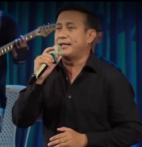 Image of the Hamom Shadananda singer of the 'Maya' song in Manipuri version