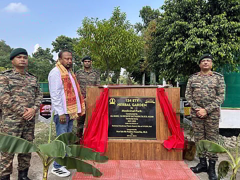 Assam: MLA Padma Hazarika inaugurated a Herbal Garden and Medicinal Park