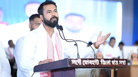 File photo of AASU president Utpal Sarma