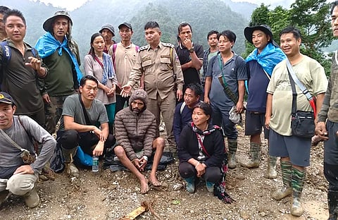 Army porter rescued