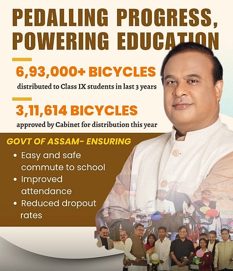 Image of the Pedalling Progress Powering Education Poster