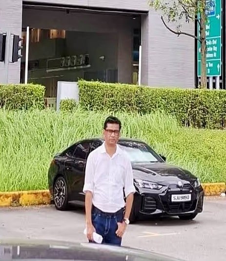 Image of TMC leader Dulu Ahmed