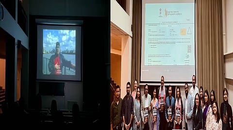 Image of "Bhupen Da Uncut" screening in Poland by Assam Association Members