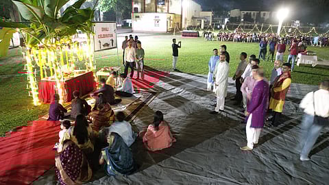 असम राइफल्स ने लोकरा में मनाई दिवाली