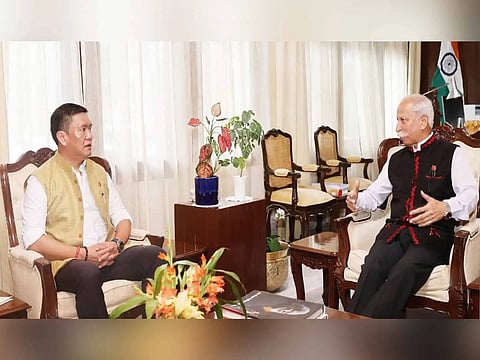 Arunachal Governor and CM review key development initiatives