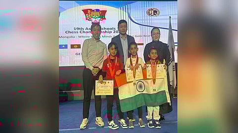 India win two silver medals at Asian Schools Chess C’ships in Mongolia