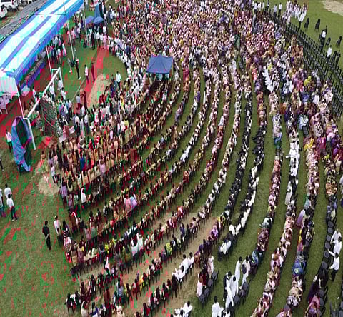 Image of the Thousands in Moran pay heartfelt tribute to Dr. Bhupen Hazarika’s Death Anniversary Held at Moran College Playground