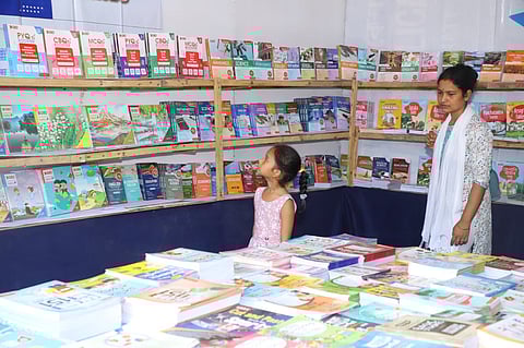 Image of people while exploring Assam Book Fair 2025 in Nalbari