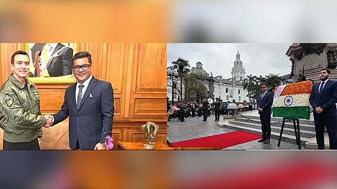 Image of Pabitra Margherita, Minister of State for External Affairs, met with Ecuadorian President Daniel Noboa in Quito